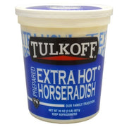 White Prepared Horseradish by Tulkoff – 32 Ounce, Pack of 6