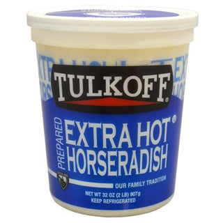White Prepared Horseradish by Tulkoff – 32 Ounce, Pack of 6
