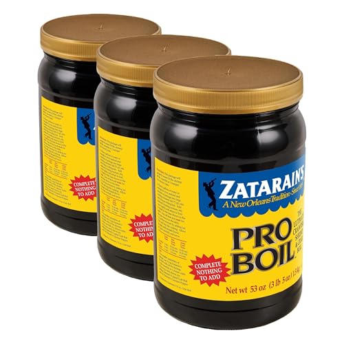Zatarain's 53 Ounce (Pack of 3) / White / Pro-Boil (Dry) Meat Seasoning