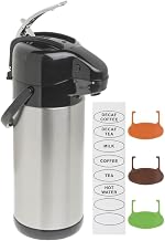 HUBERT 3L Stainless Steel Stainless-Lined Lever Lid Air Pot