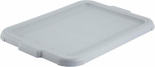 Winco Gray Bus Box Lid, 7 Series, Stackable Bussing Tub Cover