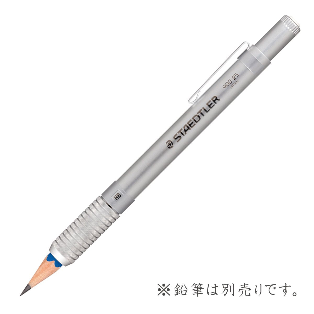 Pencil Holder by STAEDTLER – 1 Count (Pack of 1), Aluminum, Silver, Model 900 25