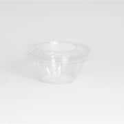 Inline Plastics Safe-T-Fresh Polyethylene Tamper Resistant Round Food Container Clear, 24 oz. | 150/Case