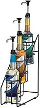 Server Products 88652 WireWise Organizer Combo, (3-Tiered) (3) 1 L Capacity Syrup Bottle Organizer, Black