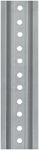 Tapco U-Channel Sign Post, 8'L, Galvanized Post, Holes 30" Down Post