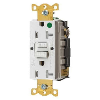 Gfci Heavy Use Receptacle by Hubbell – Nylon, White, Model GFTWRST83W
