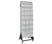 QUANTUM STORAGE SYSTEMS One Size / 18 White Tip Out Bins Multi-Sizes / Multi Standing Shelf Units