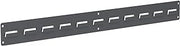 Akro-Mils 30632 Heavy Duty Wall Mount Garage Storage Steel Louvered Rail | Wall Storage Bin Hanging Organizer System for AkroBins, 32-Inch W x 3-Inch H, 2-Pack, Grey