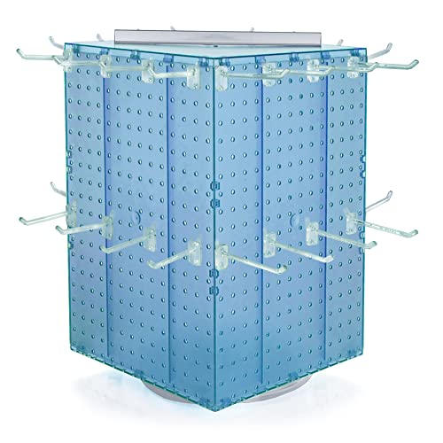 Azar Displays Pegboard + Hooks / Blue / 14 inches (W) x 14 inches (D) x 21 inches (H) Panels & Units