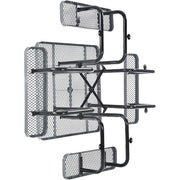 Global Industrial Grey / 81D x 81W x 29.5H in / Industrial Picnic Tables
