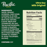 Pacific Foods Original Soy Milk / 32 Fl Oz (Pack of 12) / Original Soy Milk