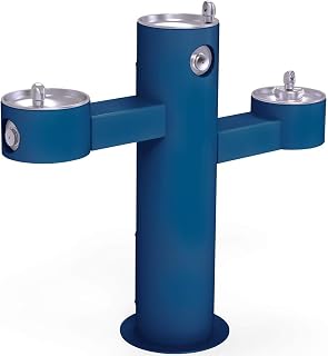 Elkay Barfree Triple Station Ftn, Fr, Blu