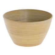Wood-Look Serving Bowl Display Bowl by HUBERT – Plastic, Brown, Model H0192-BUTCHER