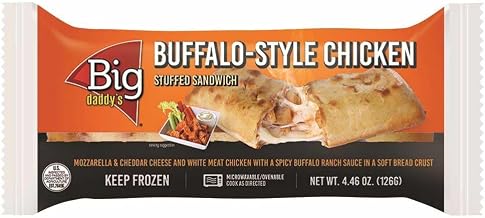 Big Daddys Buffalo Style Chicken Stuffed Sandwich, 4.46 Ounce -- 48 per case.