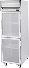 Beverage-Air HFPS1-1HG Horizon Series One Section Glass Half Door Reach-In Freezer 24 cu.ft. Capacity Stainless Steel Exterior and by Beverage Air – Model HFPS11HG