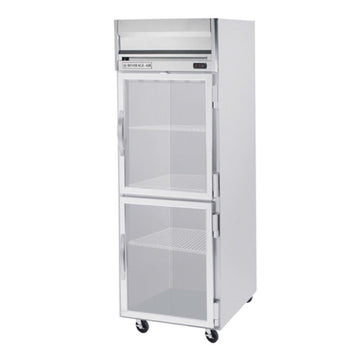 Beverage-Air HFPS1-1HG Horizon Series One Section Glass Half Door Reach-In Freezer 24 cu.ft. Capacity Stainless Steel Exterior and by Beverage Air – Model HFPS11HG
