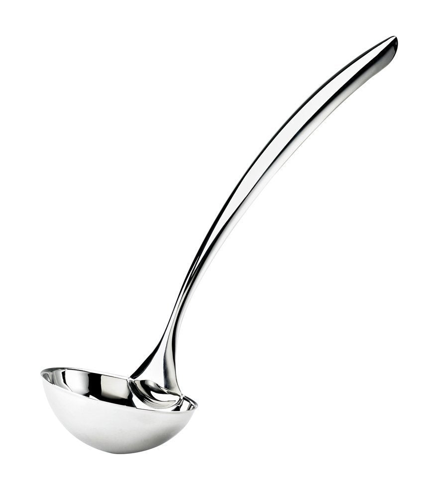 Browne 6 oz Stainless Steel Serving Ladle - Eclipse Collection by Browne Foodservice – 6-Ounce, Stainless Steel, Silver, Model 573170