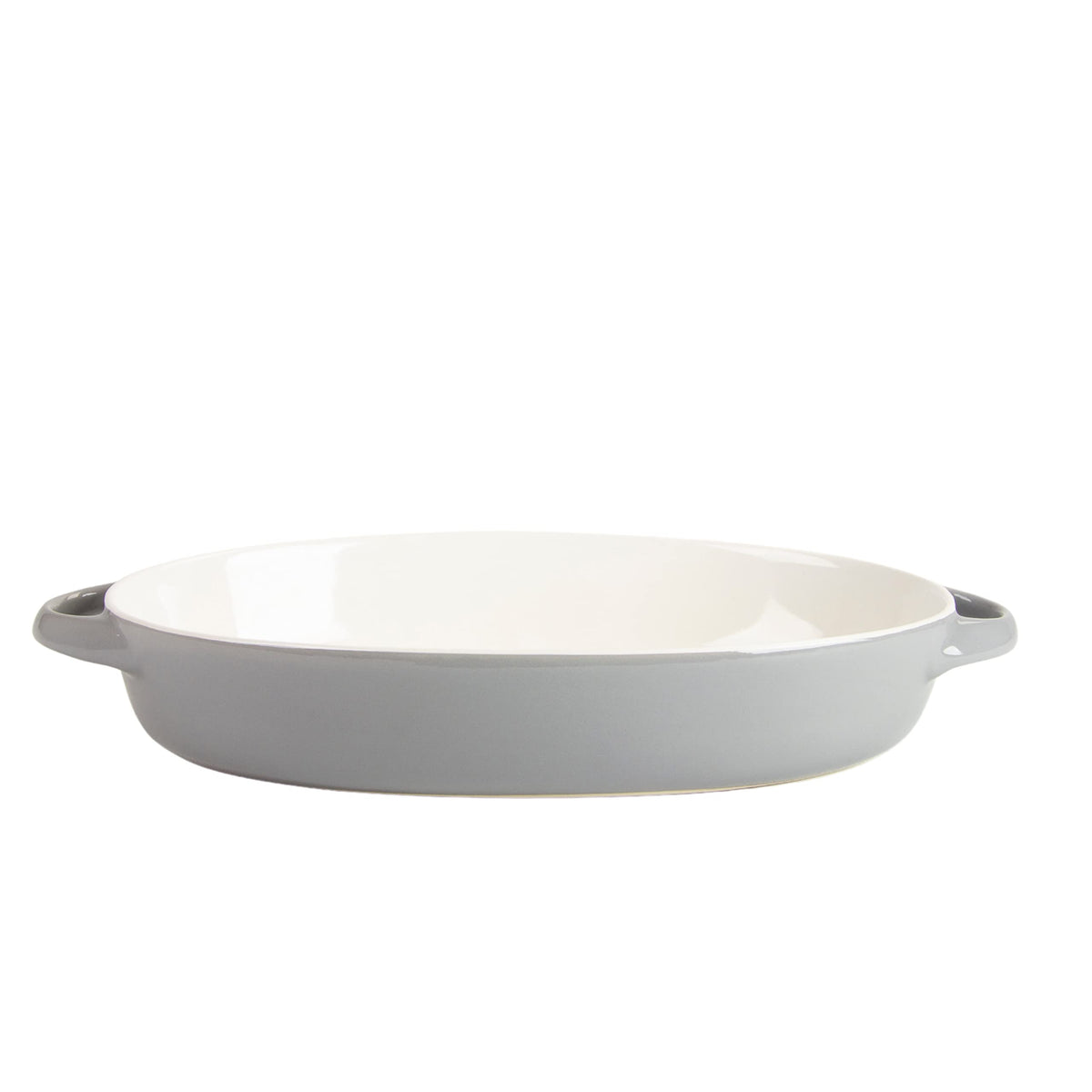 10 Strawberry Street Gray / 13" & 10.5" / Oval Bake & Serve Sets