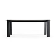 Steven - Modern Black Oval Dining Table by Limari Home – Rubberwood, Black, Model LIM-83024