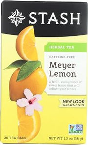 Stash Herbal Tea Meyer Lemon, 20 Count Box (6 Pack)