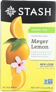 Stash Herbal Tea Meyer Lemon, 20 Count Box (6 Pack)