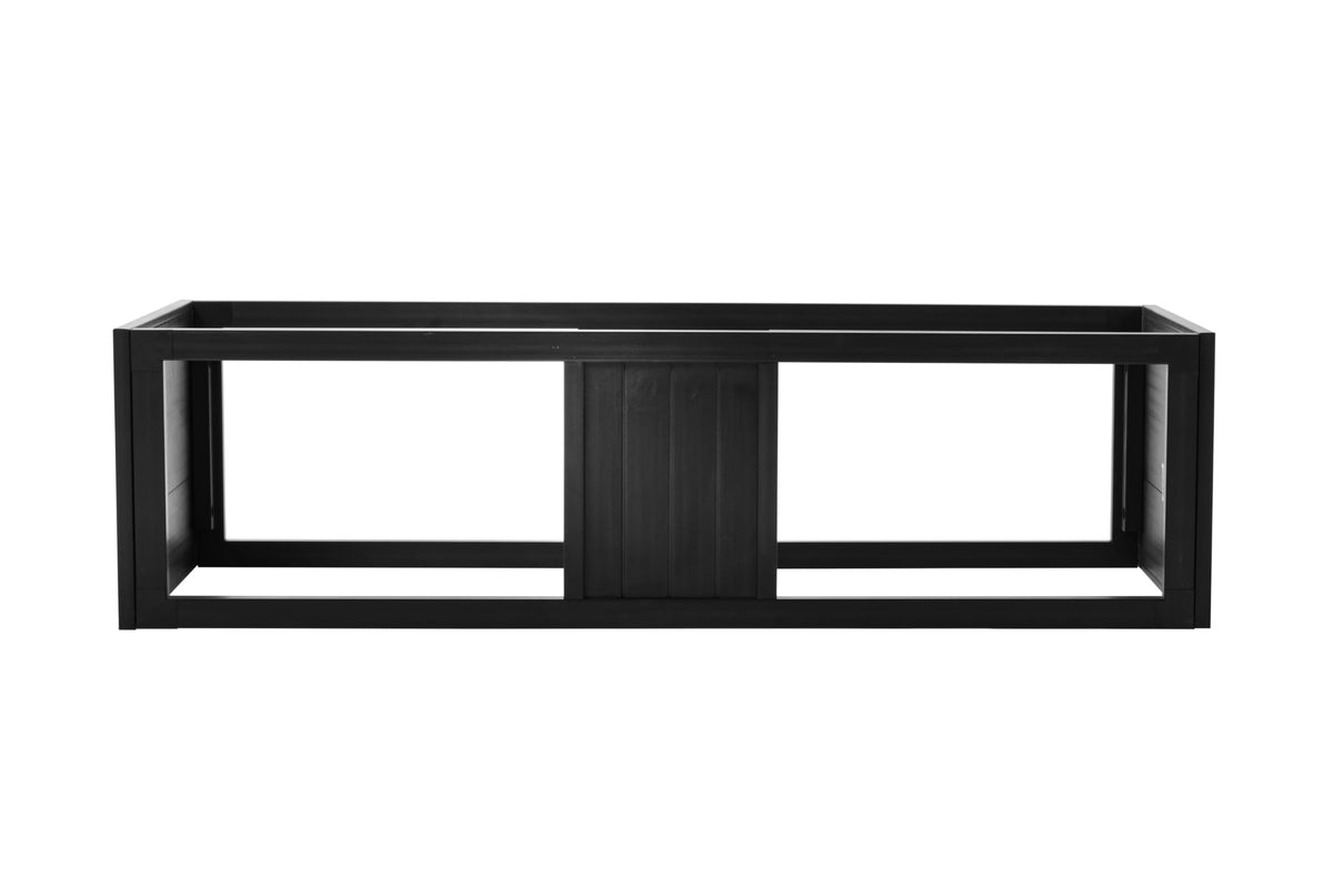 ECOFLEX Two Large Reptile Enclosures with Matching Stacker Combo Set in Black by New Age Pet – Large, Plastic, Black, Model EHRML17X2-S31-02L