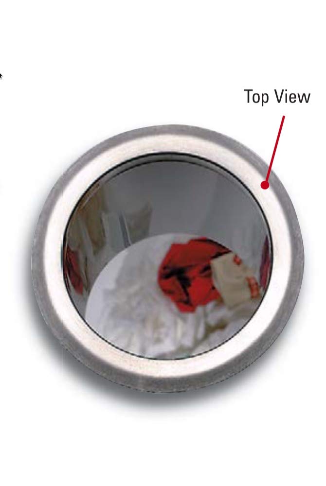 DISPENSE-RITE Large / Stainless Steel / 1 Trash, Recycling & Compost