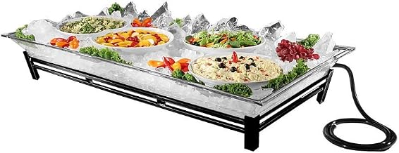 Cal-Mil IP202-13 Original Large Ice Carving Pedestal, 24" W x 48" D x 8" H, Clear