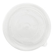 Karat 24-32 oz PP Food Container Flat Lids (Case of 600) – 142mm, Polypropylene, Clear, Model C-KDL142-PP