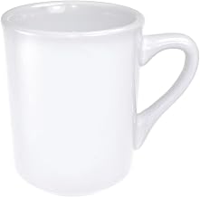 Toledo 8.5 oz Bright White Porcelain Mug, 36 per Case