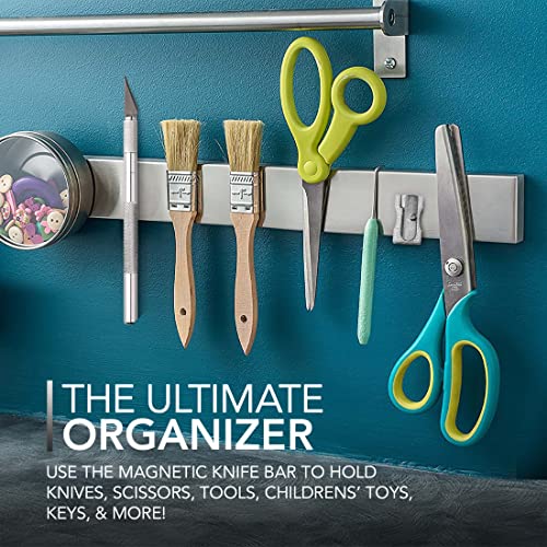 Modern Innovations 18 Inch / Silver / Modern Magnetic Knife Strips