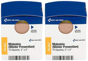 FAE-6013 Pac-Kit by Moleskin Blister Prevention by First Aid Only – 10 Count- Pack of 2, Multi, Model 10 Count