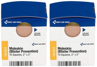 FAE-6013 Pac-Kit by Moleskin Blister Prevention by First Aid Only – 10 Count- Pack of 2, Multi, Model 10 Count