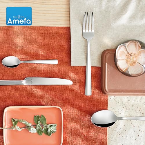 Amefa Moderno / 3.35" H x 9.84" L x 4.5" W / Casual Flatware Sets