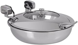 Spring USA Vision S/S Round Buffet Server with Chrome Accents