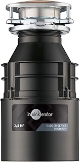 InSinkErator Badger 5XP Garbage Disposal, Badger Series 3/4 HP Continuous Feed Food Waste Disposer