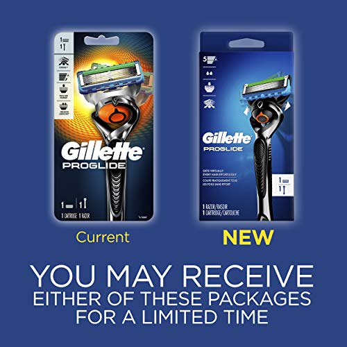 Gillette 1 Count (Pack of 3) / Gillette Fusion5 ProGlide / Black Cartridge Razors