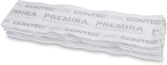 Laundry-Free Premira II Microfiber Pad, 5" x 19", 240 mops/case | Remove Built-Up Residue, Improve Gloss and Shine, Compatible with Most Existing Mops, Microfiber Pads Work on Most Floors