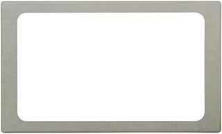 HUBERT Full Size Concrete Melamine Cold Tile - 21"L x 12 3/4"W