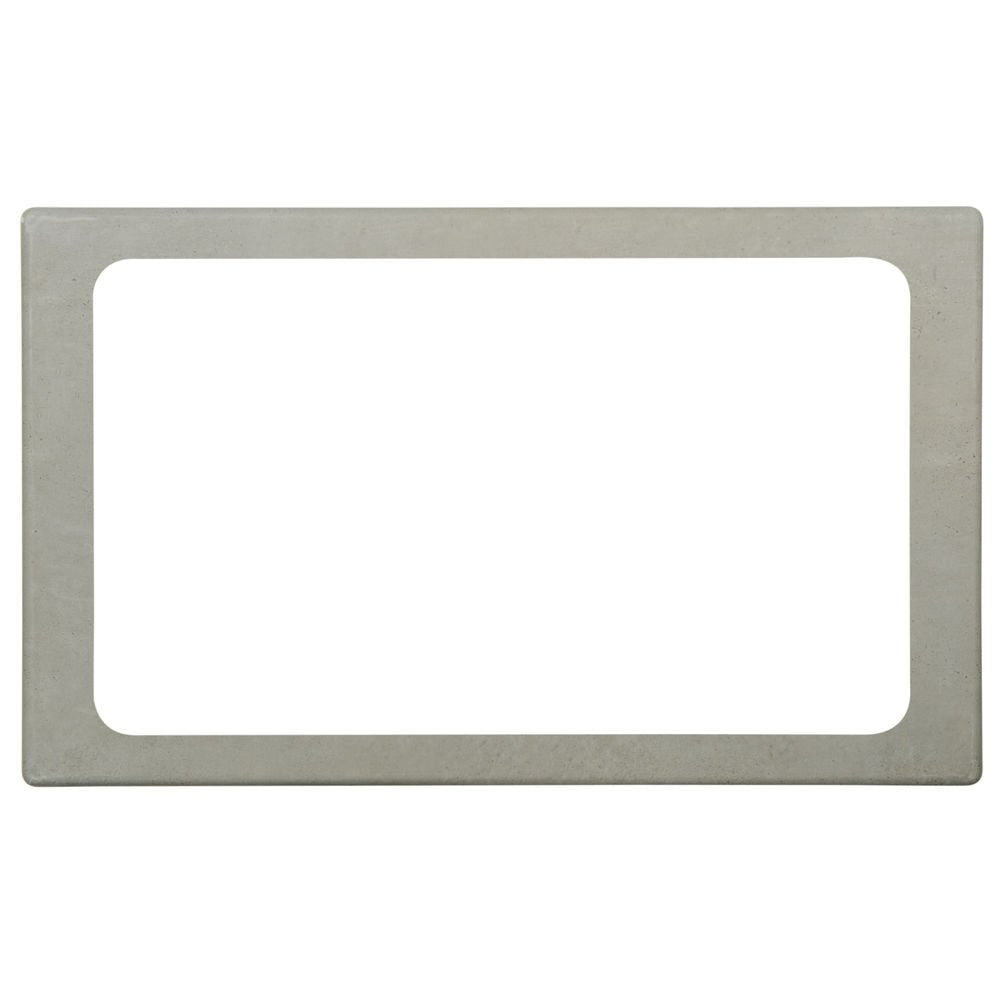 Full Size Concrete Melamine Cold Tile - 21"L x 12 3/4"W by HUBERT – Large, Melamine, Concrete, Model H0063-CONCRETE