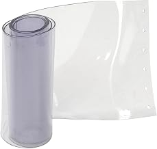 12" x 7' Standard Clear Strip for Strip Curtain Doors, Lot of 5
