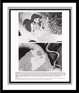 The Little Mermaid -Ariel, Sebastian, King Triton, Sea Horses - Lobby Card Publicity Still - Walt Disney Animation