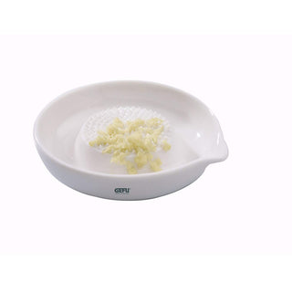 Ginger Grater Ceramic by GEFU – One Size, Silicone, White, Model GF24-35370