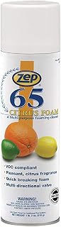 Zep 65 Multi-Purpose Citrus Foaming Cleaner - 18 Oz (Pack of 1) - Removes Grease and Grime, Clinging Foam for Deep Cleaning, Multi-Surface Use, Fresh Citrus Scent