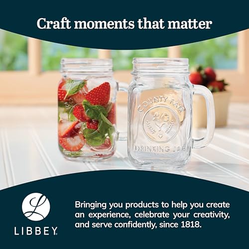 Libbey Standard Packaging / 1 / 12 Count (Pack of 1) Drinking Jars