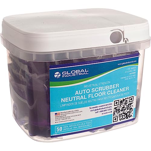 Auto-Scrubber Neutral Floor Cleaner by Global Industrial – Model GLO-5687-CT0004E