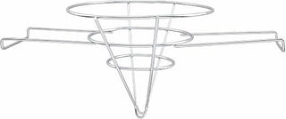 Winco 10" Fryer Filter Stand,Chrome,Medium | Holds filter cones securely, Comfortable height access, Great for Entrees, Salads, Desserts and Appetizers