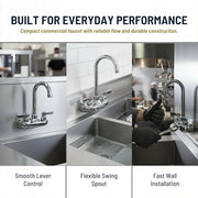 Krowne Faucet / 4 Inch / Silver Touch On Faucets