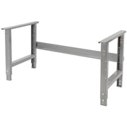Adjustable Height Workbench by Global Industrial – 37"L x 74"W x 3"H, Steel, Gray, Model 183165