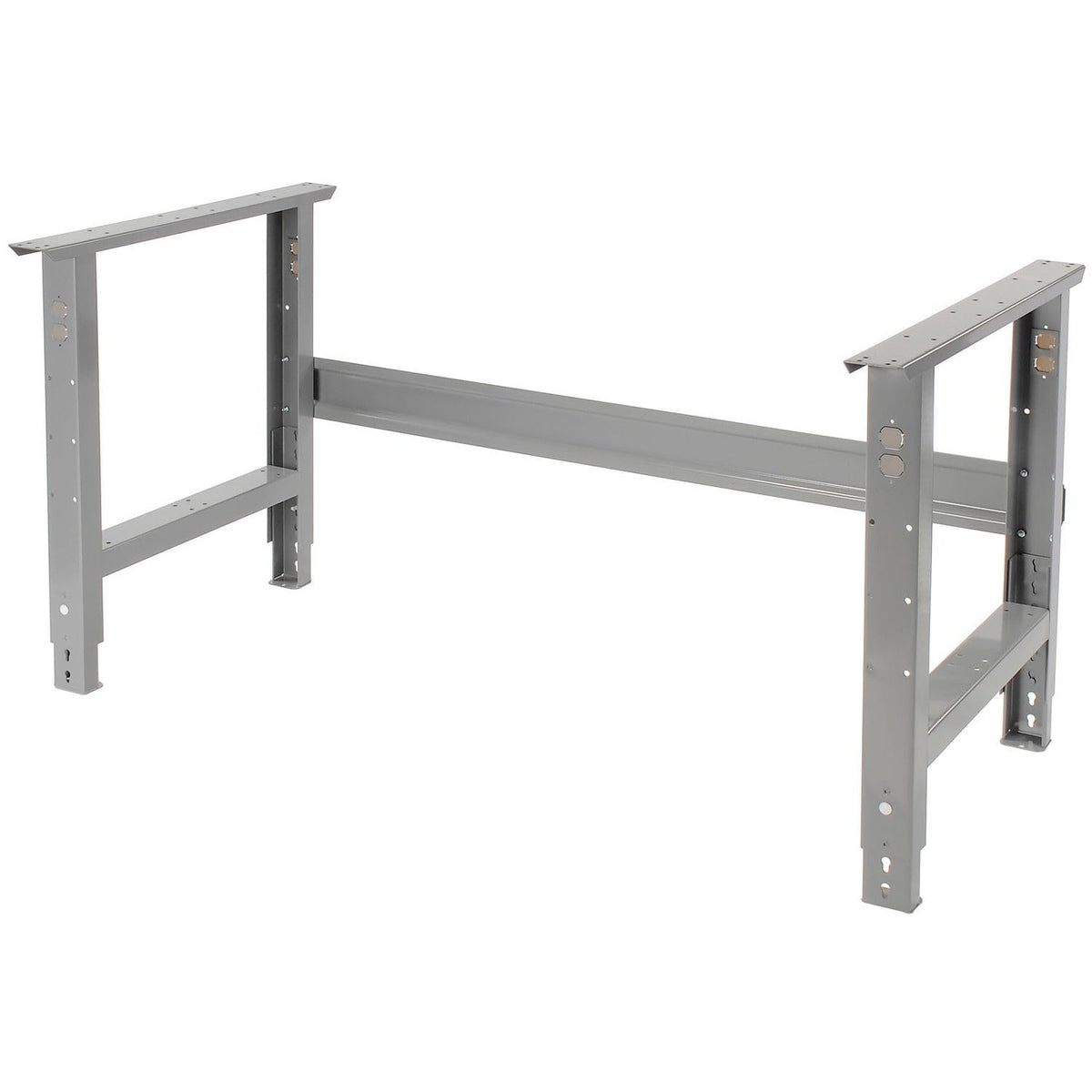 Adjustable Height Workbench C-Channel Leg by Global Industrial – 36"L x 60"W x 3"H, Steel, Gray, Model 183163